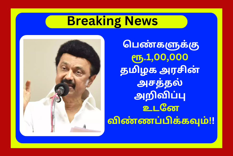 100000 TN Govt Free Auto For Women Apply Now